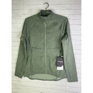 Montane Womens Protium Jacket Lightweight Fleece Activewear Pockets Green Size M